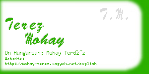 terez mohay business card